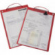Sac dapplication avec fermeture velcro et 2 compartiments Format A4 rouge UE - 10 pièces (Par 10)