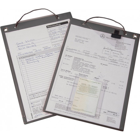 Sac dapplication avec fermeture velcro et 2 compartiments Format A4 noir UE - 10 pièces (Par 10)