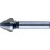 Fraise conique 60°, à chanfreiner et ébavurer, Ø nominal : 25,0 mm, Plus petit Ø 6,4 mm, Long. totale 71 mm, queue Ø 10 mm