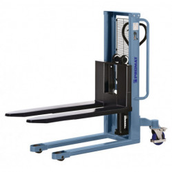 Gerbeur à grande levée cap. charge 1000 kg L. fourche 1150 mm manuel-hydraulique mât simple hauteur de course 940 mm PROMAT