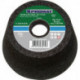 Meule boisseau C24N 110/100 mm pierre nat. et artif., acier moulé perçage 22,23 mm PROMAT