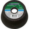 Meule boisseau C24N 110/100 mm pierre nat. et artif., acier moulé perçage 22,23 mm PROMAT