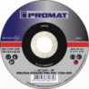 Disque à ébarber D115xS6mm contrecoudé universel perçage 22,23 mm PROMAT (Par 10)