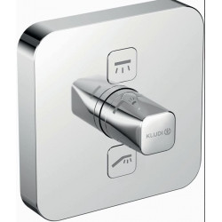 Mitigeur bain/douche à encastrer PUSH garniture avec FE soft edge chrome