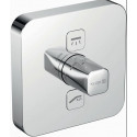 Mitigeur bain/douche à encastrer PUSH garniture avec FE soft edge chrome