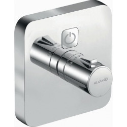 Mitigeur thermostatique encastré Kludi PUSH Feinbaus avec FE soft edge chrome