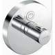 Mitigeur thermostatique encastré Kludi PUSH Feinbaus avec unité fonctionnelle rond chrome