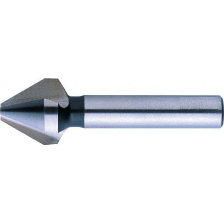 Fraise conique 60°, à chanfreiner et ébavurer, Ø nominal : 40,0 mm, Plus petit Ø 10,0 mm, Long. totale 91 mm, queue Ø 15 mm