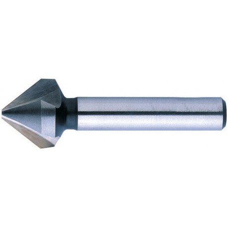Fraise conique 75°, à chanfreiner et ébavurer, Ø nominal : 20,5 mm, Plus petit Ø 4,2 mm, Long. totale 65 mm, queue Ø 10 mm