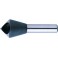 Fraise à ébavurer, 90°, Ø de la tête : 60,0 mm, Long. totale 166 mm, Ø queue 20 mm, Capacité de lamage : 40-50 mm