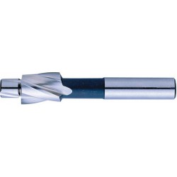 Fraise à lamer à queue cylindrique, pour avant-trou de taraudage, acier à coupe rapide, sans revêtement, Pour filetage : M12, Ø de fraise 20 mm