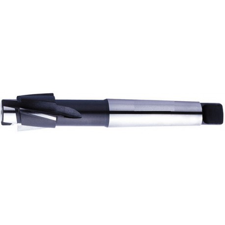 Fraise à lamer à queue Cône Morse, ajustement FIN, pour trou débouchant, Pour filetage : M10, Ø de fraise 18 mm, Ø du tenon 10,5 mm