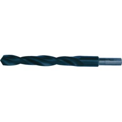 Foret hélicoïdal avec queue cylindrique dégagée, en acier à coupe rapide, type N, DIN 338, surface sans revêtement, Ø h8 : 14,00 mm, Long. totale 160 mm