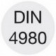 Outil à taille latérale déporté, DIN 4980 - ISO 6, carbure p 25/30, à droite, Queue vierkant : 32 x 32 mm, Long. totale 170 mm