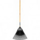 Brosse à feuilles XL Classic 27 dents avec manche en bois (Par 5)