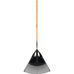 Brosse à feuilles XL Classic 27 dents avec manche en bois (Par 5)