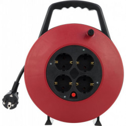 Boîtier câble 10m 4 voies noir/rouge H05VV-F 3G1,5 (Par 6)