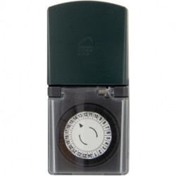 Minuterie mécanique extérieur anthracite-vert (Par 6)