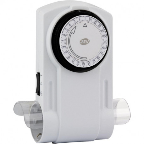 Minuteur mécanique Twintime blanc (Par 3)