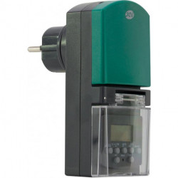 Minuterie numérique extérieure IP44 anth-vert (Par 6)