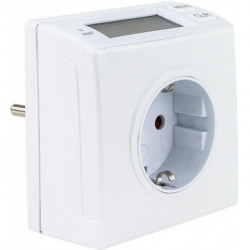 Compteur d'énergie compact complètement blanc (Par 12)