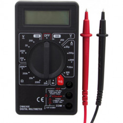 Multimètre numérique Basic rouge