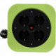 Enrouleur câbles S 10m quadruple H05VV-F3G vert plastique (Par 4)