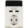 Chargeur USB DUO 2-fold avec socle de chargement blanc (Par 6)