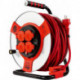 Enrouleur de câble 40m acier-rouge H07RN-F3G 