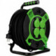 Enrouleur de câble 40m 4-sorties IP 44 plastique H05RR-F3G noir vert 