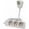 Multiprise 3 prises sans interrupteur 2m blancPowersplit (Par 8)