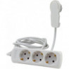 Multiprise 3 prises ou interrupteur 2m blanc Smart (Par 8)