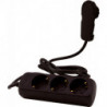 Multiprise 3 prises ou interrupteur 2m noir Smart (Par 8)