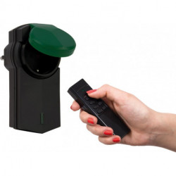 Jeu de prises interrupteur sans fil IP44 1 + 1 sw-vert