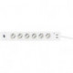 Multiprise COMBINI 6 voies blanc avec USB et ÜSS