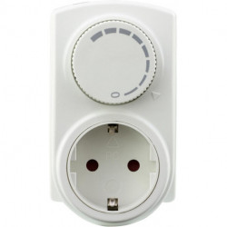 Fiche adaptateur avec variateur blanc (Par 5)