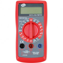 Multimètre numérique rouge