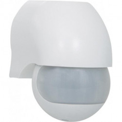 Détecteur de mouvement 180G IP44 blanc (Par 3)