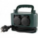 Répartiteur d'alimentation 4 sorties IP44 2m H07RN-F 3G1.5 vert-noir (Par 4)