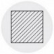 Barreau, DIN 4964, forme B, carré, h x h : 18 x 18 mm, Long. totale 200 mm