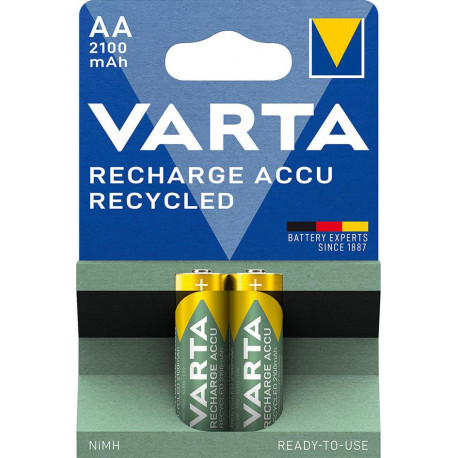 Pile rechargeable AA 2100mAh 2er Blister (Par 10)