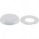 Boîte de jonction plafond blanc plat, rond 100 x 22 mm