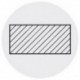 Barreau, DIN4964, forme D, plat, h x l : 20 x 5 mm, Long. totale 200 mm