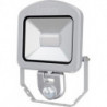 Projecteur LED avec détecteur 30SWI 30W3000K argenté (Par 8)