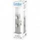 Colonne de prise 4-sorties Inox Ledar m. Lichtquelle (Par 6)