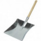 Pelle à poussière 22cm tôle acier avec manche bois