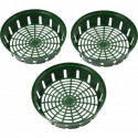 Lot de 3 bols ronds pour bulbes à fleurs 