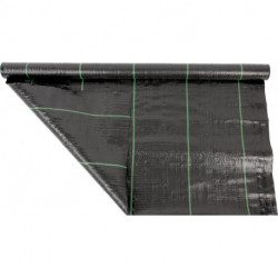 Tissu désherbant 1x10m 100 g noir