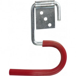 Support d'appareil galvanisé en forme de S, recouvert de PVC