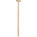 Manche de pelle en T 850/40 mm cendre droit